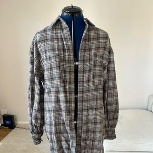 Collision plaid flannel